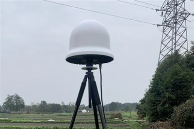 Notkun og einkenni 360 gráðu gervihnattaleiðsögu blekkingar UAV
