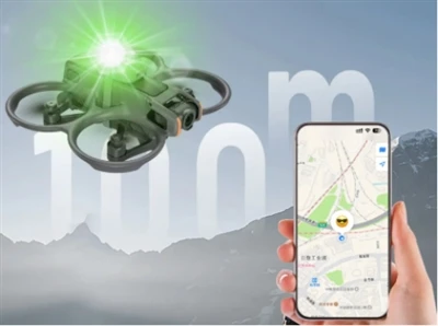 Notkun handfesta UAV staðsetningar
